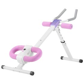 VEVOR AB Workout Machine, Ab Workout Equipment at Home Gym, Core & Abdominal Trainers for Women, 330 lbs Weight Capacity Strength Training Ab Cru