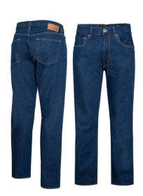 Men's Straight Leg Denim Jeans (Color: RBL, size: 38)