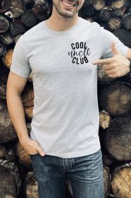 Cool Uncle Club Tee (Color: Deep Heather, size: 2XL)