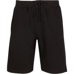 Fleece Sweat Shorts (Color: Black, size: XL)