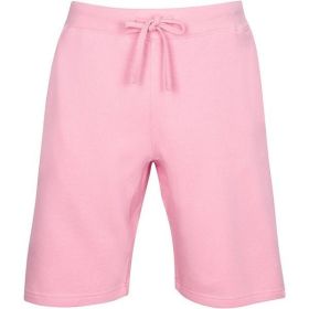 Fleece Sweat Shorts (Color: Pink, size: XL)
