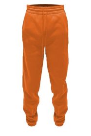 Weiv Solid Sweat Pant Joggers (Color: ORANGE, size: M)