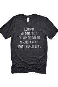 grandpas Mischief Tee (Color: Blue, size: 2XL)