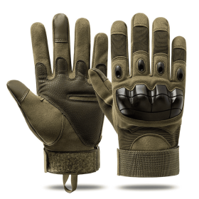 JupiterGear Unisex Airsoft Sports Gloves with Touchscreen Fingertip Capability (Color: Green, size: XL)